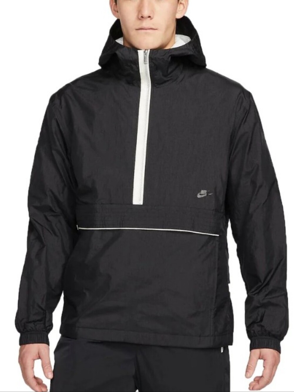 NikeSportswear Essentials Anorak Jacket Large Windbreaker Pullover Half-zip